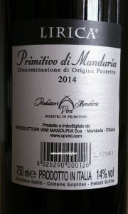 Produttori Vini Manduria