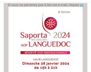 Saporta AOP Languedoc 2024