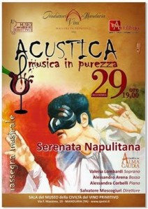 Acustica e musica in purezza - Manduria (Ta)