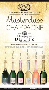 Masterclass Champagne Deutz - Lecce