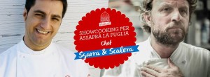 Showcooking per Assaprà la Puglia - Chef Felice Sgarra e Chef Antonio Scalera