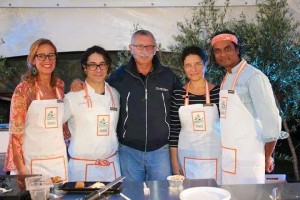 Chef Palma D'onofrio - Pastry Tiziano Mita - Giornalista Michele Peragine - Tiziana Ingrassia - Chef Vinod Sookar