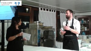 Fiorella Occhinegro e Chef Salvatore Carlucci