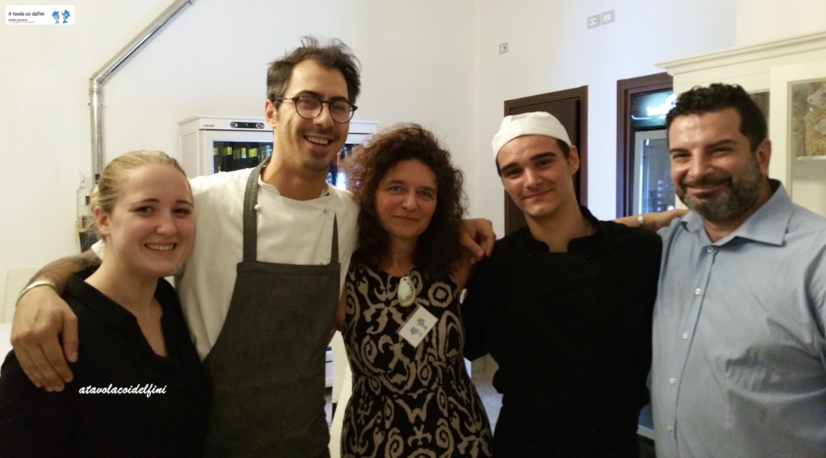 Eva Latino, Chef Marco Misceo, Cristian Corciulo e Denis