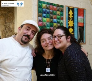 Giuseppe Conti (Chef e Owner), Tiziana Ingrassia e Vittoria Santoiemma (Owner)