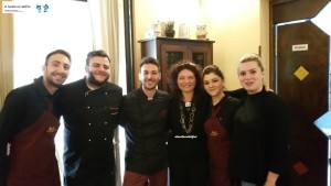 Giovanni, Francesco, Antonio Siniscalco (Chef e Owner), Francesca e Martina